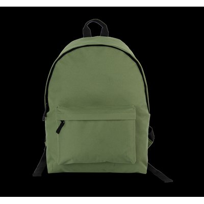 Mochila reciclada con bolsillo frontal Verde