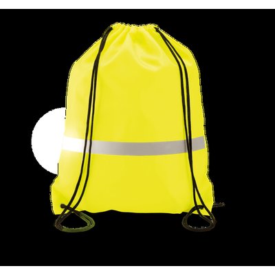 Mochila reflectante con cordones Fluorescent Yellow