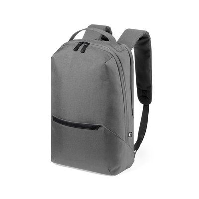 Mochila RPET 600D con Ajuste Trolley Gris