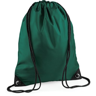 Mochila saco de tejido impermeable Bottle Green