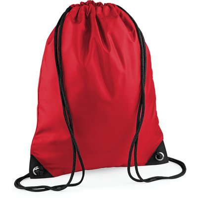 Mochila saco de tejido impermeable Classic Red