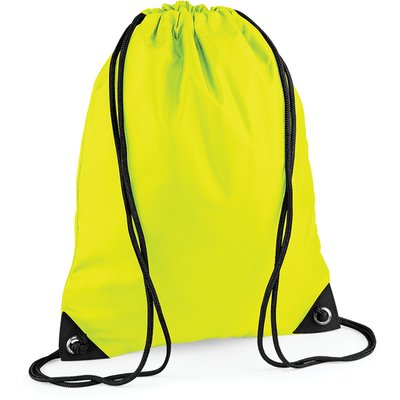 Mochila saco de tejido impermeable Fluorescent Yellow