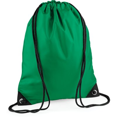 Mochila saco de tejido impermeable Kelly Green