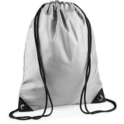 Mochila saco de tejido impermeable Silver