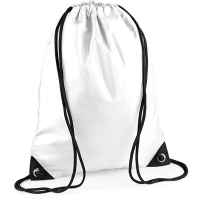 Mochila saco de tejido impermeable White