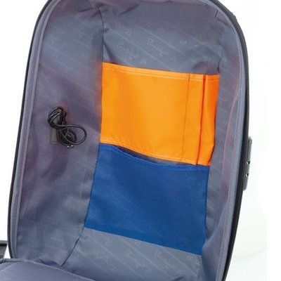 Mochila semirrígida con USB y antirrobo