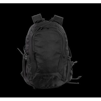 Mochila Sport con Porta Casco y Ajuste Cintura Black