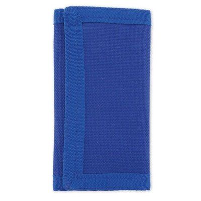 Monedero Llavero 11x6 cm Velcro Azul Royal