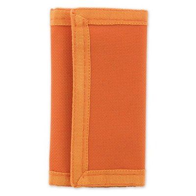 Monedero Llavero 11x6 cm Velcro Naranja