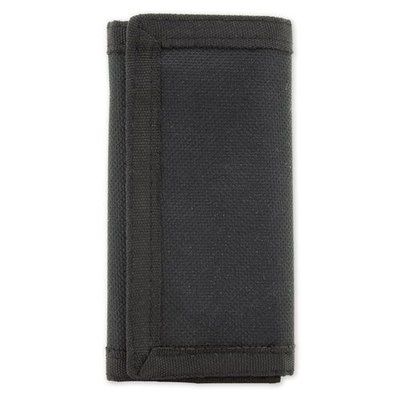 Monedero Llavero 11x6 cm Velcro Negro