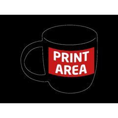 Mug Artesanal 350ml Sublimable | Zona 2 | 70 x 40