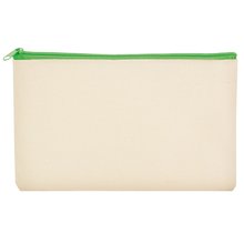 Neceser Canvas Cremallera Color Verde