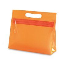 Neceser Translúcido PVC Naranja