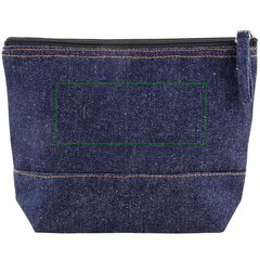 Neceser algodón y denim reciclado 240g | Trasera | 130 x 50