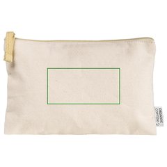 Neceser de Algodón Orgánico Canvas 280gr/m2 | Frontal | 100 x 50