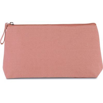 Neceser Canvas Laminado con Tirador Dusty Pink