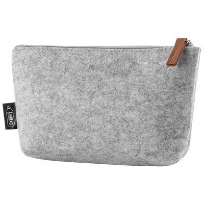 Neceser de fieltro RPET Gris