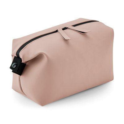 Neceser impermeable de poliuretano mate Nude Pink