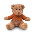 Osito de peluche con sudadera de capucha de colores Naranja