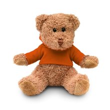 Osito de peluche con sudadera de capucha de colores Naranja