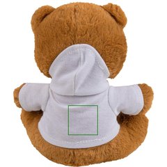 Osito de peluche personalizable | Trasera | 30 x 30