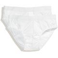 Pack de 2 slips con banda elástica White XL