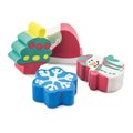 Pack de 4 Gomas Navideñas