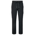 Pantalón cargo elástico con bolsillos Negro M