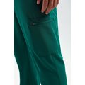 Pantalón cargo elástico con bolsillos