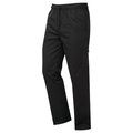 Pantalón de chef con cintura elástica Negro 3XL