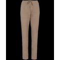 Pantalón de fibra ecológica mujer Beige XL