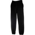 Pantalón de jogging con tobillos y cintura elásticos Black 3XL