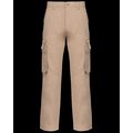 Pantalón laboral multibolsillos algodón Beige 46 FR