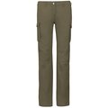 Pantalón ligero multibolsillos algodón mujer Verde 36 FR