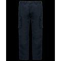 Pantalón multibolsillos algodón elastano envejecido Dark Navy 42 FR