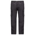 Pantalón multibolsillos algodón elastano envejecido Gris 42 FR