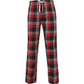 Pantalón Tartán de algodón para hombre Red / Navy Check S