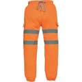 Pantalón con tiras retrorreflectantes Naranja XL