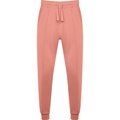 Pantalón Unisex Bajo con Puño y Cintura Elástica NARANJA CLAY 3XL