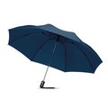 Paraguas cromado de 23 pulgadas plegable y reversible Azul
