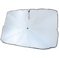 Parasol plegable para coche con bolsa de cuero