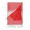 Pareo Toalla Rizo Ligero 90x180 Rojo