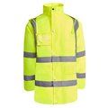 Parka acolchada alta visibilidad Amarillo Fluor M