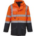 Parka alta visibilidad impermeable Naranja XL