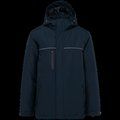 Parka impermeable con capucha y forro polar Navy 5XL