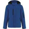 Parka softshell hombre con capucha y bolsillos Azul XL