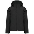 Parka softshell hombre con capucha y bolsillos Negro 3XL