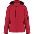 Parka softshell hombre con capucha y bolsillos Red XL