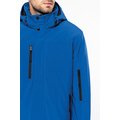 Parka softshell hombre con capucha y bolsillos