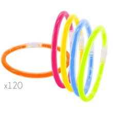 Pack 120 Pulseras Luminosas Neón